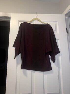 Nally & Millie Ombre Ribbed Dolman Sleeve Top